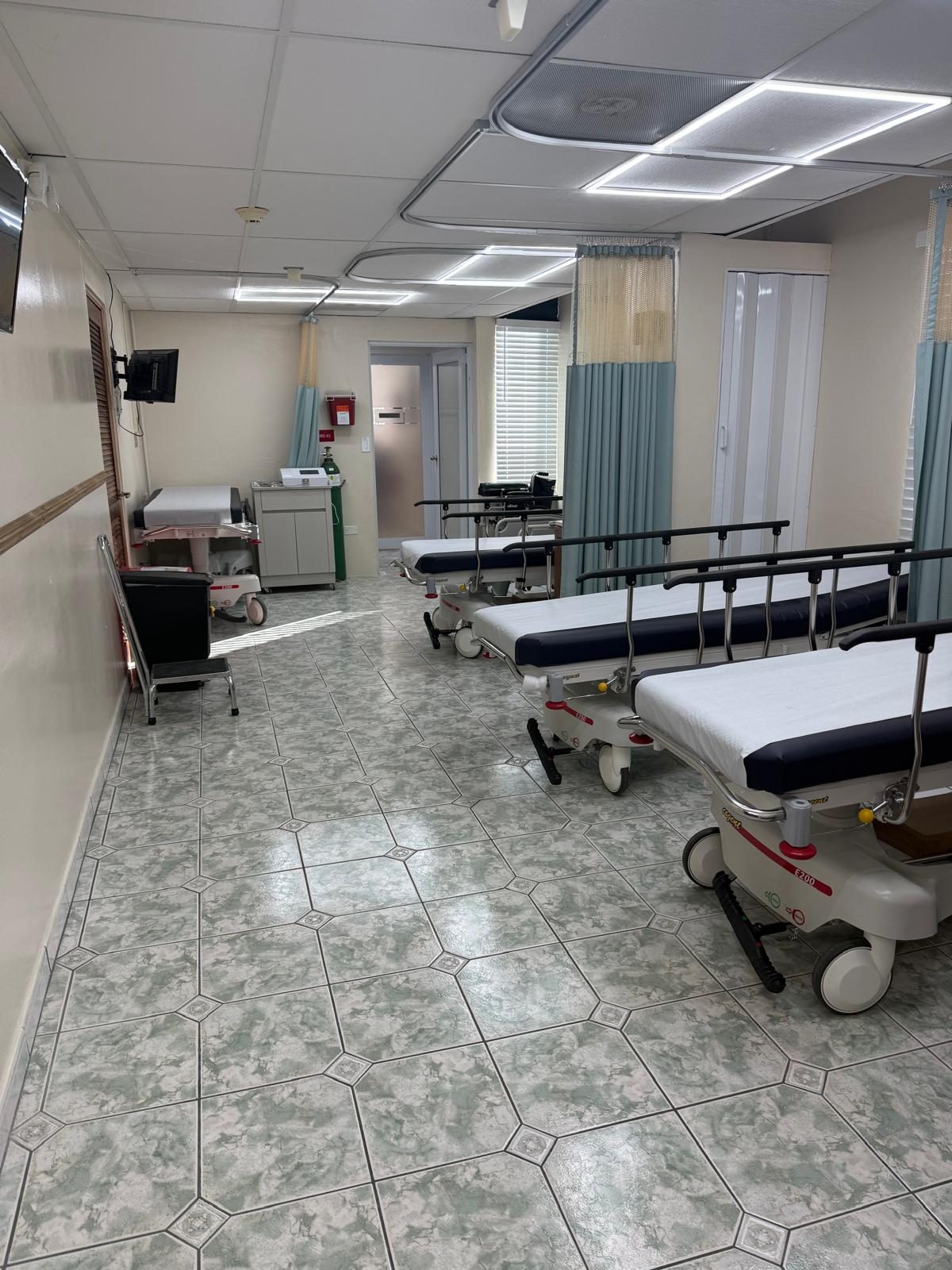 Sala de urgencias de la Policlínica Dr. Salvador Ribot Ruiz